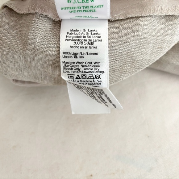 J Crew Wide-Leg Essential Pant in Linen - Picture 6 of 6